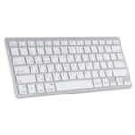 Ultra-Slim Wireless Bluetooth Keyboard (Korean Language) for Android Windows iOS – Silver