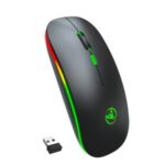 T18 Luminous Bluetooth 5.1 Dual Mode Charging Wireless Mouse