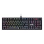 FANTECH MK851 Gaming Keyboard 104 Keys Blue Switch Mechanical RGB Backlit Keyboard