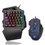 HXSJ One-handed Gaming Keyboard Mouse Set
