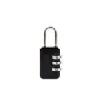 Mini Anti-theft Lock Zinc Alloy Multifunctional Code Lock Travel Suitcase Luggage Wardrobe Padlock – Black