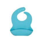 Waterproof Adjustable Silicone Baby Bib Easy Clean – Sky Blue