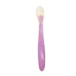 Children’s Tableware Silicone Spoon Hand-held Eating Training Baby Spoon – Purple