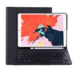 Bluetooth Keyboard Leather Stand Tablet Shell Case for iPad Pro 11-inch (2020)/(2018) – Black