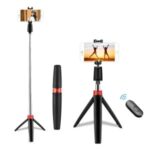 Y9 Self Timer Selfie Stick Remote Control Mobile Phone Universal Timer with Tripod Stand – Black