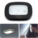 Car Reading Light LED Car Interior Lamp Trunk Light Car Ceiling Lamp – Black / White Light