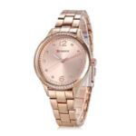 CURREN M9003 Stylish Waterproof Women Quartz Watch Stainless Steel Strap Women Wristwatch – Rose Gold