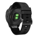 Genuine Leather Smart Watch Band for Garmin Fenix 6S – Black