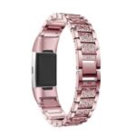 Aluminum Alloy Strap Replacement Rhinestone Decor Watch for Fitbit Charge3/4