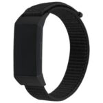 Nylon Knit Loop Fastener Smart Watch Strap for Fitbit Charge 4/3 – Black
