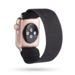 Solid Color Printing Nylon Watch Band for Apple Watch Series 5/4 40mm / 3/2/1 38mm – Black