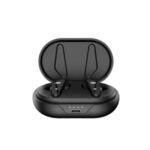Mini Bluetooth 5.0 Wireless Earphone Stereo Headset Handsfree Headphones with Charging Bin – Black
