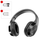 T5 Wireless Sports Bluetooth 5.0 Headphones Foldable Head-mounted Stereo Headset with Mic – Black