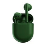 B7 TWS Half In-ear Waterproof HIFI Sound Bluetooth Headphones with Charing Bin – Green