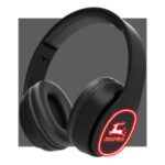 BT10 Wireless Bluetooth Bass Deer Pattern Luminous Headphone TF Card Playback Over-ear Headset – Black