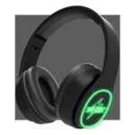 BT10 Wireless Bluetooth Bass Luminous Headphone TF Card Playback Over-ear Headset – Black