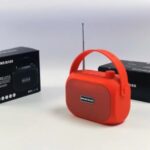 L15 Portable Bluetooth Speaker FM TF Card Playback Outdoor Subwoofer Speaker – Red