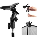 ?For Photo Studio Reflector & Background Holder Light Stand Portable Background Reflector Clamp Clip
