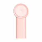 USB Rechargeable Mini Handheld Fan Portable Summer Cooling Fan Power Bank – Pink