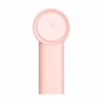 USB Rechargeable Mini Handheld Fan Portable Summer Cooling Fan Power Bank – Pink