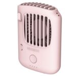 UV Disinfection Lamp Aromatherapy Power Bank Multi-functional Cooling Fan Neck Hanging Portable Mini Fan – Pink
