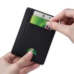 Anti-magnetic Men’s Genuine Leather Card Holder ID Card Holder Case