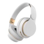 07S Bluetooth 5.0 Over-ear Wireless Headphone Foldable Stereo Headset with Mic – White