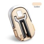 Multipurpose Mobile Phone Bracket Stand 360 Degree Rotation Phone Ring Holder for Car Home – Golden