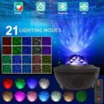 Starry Night Lamp Light Bluetooth Remote LED Star Projector Light