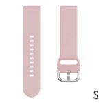 Comfort Wearing Soft Silicone Smart Watch Band Smart Bracelet Strap Wristband Wrist Band for Xiaomi Haylou LS01 – Pink/S Size
