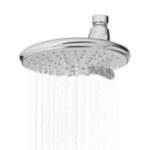 3 Settings Adjustable Bathroom Bath Spray 6-inch High Pressure Boosting  Shower Head