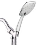 Stainless Steel Hose Bracket Teflon Tape Adjustable Bathroom Bath Handheld 3 Spray Shower Head