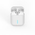 Bluetooth 5.0 Headset TWS Wireless Earphones Earbuds HiFi Headphones with Charging Bin – White