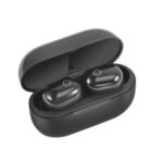 TWS Waterproof Sports Wireless Earphones HIFI Stereo Bluetooth Headsets with Charging Bin – Black