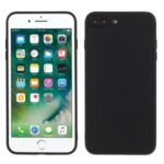 Pure Colour Matte Soft Silicone Cell Phone Case for iPhone 7 Plus/8 Plus 5.5 inch – Black