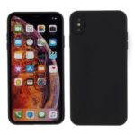 Matte Skin Soft Silicone Phone Case for iPhone XS Max 6.5-inch – Black