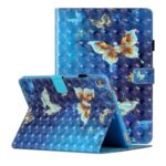 Light Spot Decor Patterned PU Leather Shell Stand Shell Tablet Cover for iPad Air 2/Air (2013)/9.7-inch (2018) – Butterfly