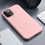 Matte Eco-Friendly Wheat Straw TPU Case for iPhone 12 5.4 inch – Pink