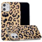 Marble Pattern Electroplating IMD TPU Phone Protection Case for iPhone 12 5.4 inch – Leopard