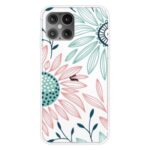 Pattern Printing Cover Soft TPU Phone Case for iPhone 12 5.4 inch – Chrysanthemum