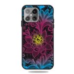 Pattern Printing Matte TPU Back Cover for iPhone 12 5.4 inch – Lace Flower