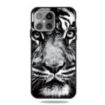 Pattern Printing Matte TPU Back Cover for iPhone 12 5.4 inch – Tiger