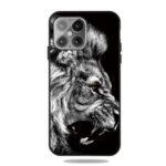 Pattern Printing Matte TPU Back Cover for iPhone 12 5.4 inch – Lion