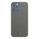 BASEUS Wing Series Ultra-thin Matte PP Back Cover for iPhone 12 Pro Max 6.7 inch – Transparent Black