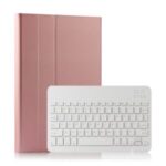 Bluetooth Keyboard Leather Stand Case for iPad mini (2019) 7.9 inch/4 – Rose Gold