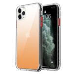 Gradient Color TPU + Acrylic Hybrid Back Case for iPhone 12 Pro Max 6.7 inch – Orange