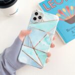 Marble Pattern Electroplating IMD TPU Shock Resistant Case for iPhone 11 Pro 5.8 inch – Style A