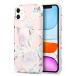 Marble Pattern Electroplating IMD TPU Back Case for iPhone 11 6.1 inch – Style A