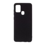 Double-sided Matte TPU Cell Phone Case for Samsung Galaxy A21s – Black