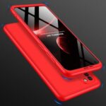 GKK Detachable 3-Piece Matte Hard PC Case Shell for Samsung Galaxy A21s – Red